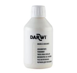 DARWI Zeichentinte, Flasche 250ml, Weiß - Weiß