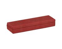 Rhodiarama plumier simili cuir italien 21x5,5x3 cm - Nacarat