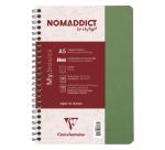 Clairefontaine Nomaddict Notebook - A5 - Lined - 50 Sheets - 90gsm ? Wirebound - Green