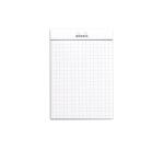Gehefter Notizblock Rhodia No.12 8,5x12cm 80 Blatt kariert 80g - Weiß