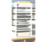 Corbeille à courrier multitri Office - Gris lumière