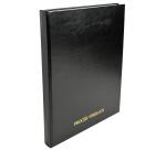 Registre à onglets 32x25cm - Procès-verbaux 200 pages - Noir