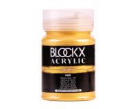 Peinture acrylique fine pot 500ml - Or métallisé