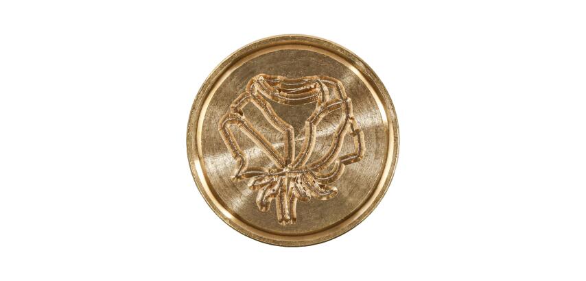 Pastille laiton sur broche 24 mm