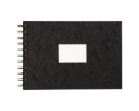 Carnet de Voyage aquarelle spiralé 20F A5 300g - Noir