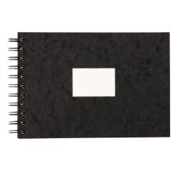 Carnet de Voyage aquarelle spiralé 20F A5 300g - Noir