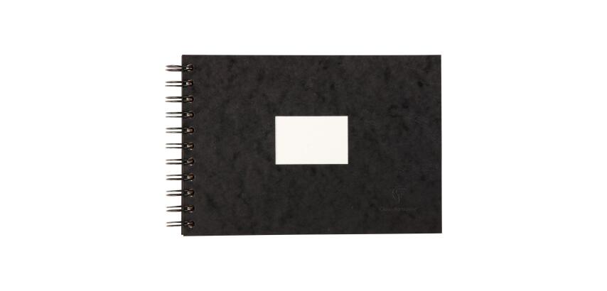 Clairefontaine Fontaine Travel Watercolour Book - A5 - 20 Sheets - 300gsm - Black