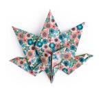 ORIGAMI, Pochette de 60 feuilles 70g/m2 au format 15x15cm - Herbier - Multicolore