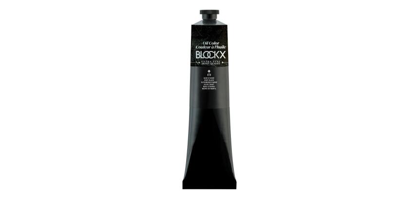 Peinture à l'huile extra-fine tube 200ml - Noir d'ivoire