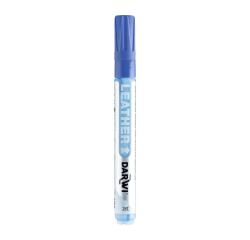 DARWI Ledermarker, Spitze 2mm, Inhalt 6ml, Blau - Blau