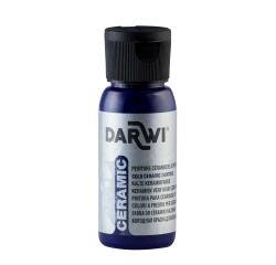 DARWI Kalte Keramikfarbe, Flasche 50ml, Blau - Blau