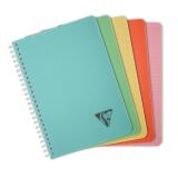 Carnet reliure intégrale Linicolor ESSENCE A5 180 pages ligné couverture plastique polypropyène rainuré - Assortis