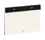 Flying Spirit Black bloc planner à rivets 24x17cm 60 feuillets imprimés détachables. - Noir