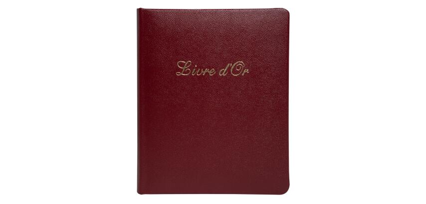 Exacompta Leather 'Livre D'or' Guest Book (French Cover)