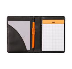 Rhodiarama livret porte-bloc N°11 pour bloc ou carnet format A7 - Noir