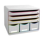 Individuele box met 6 laden Store-Box Black Office