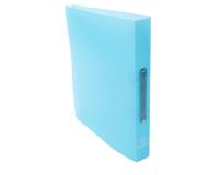 Classeur 2 anneaux 30mm Polypropylène Chromaline Pastel - Bleu pastel