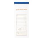 Bloc Addition 50 feuillets autocopiants numérotés en dupli - Format 9,1x22,5 cm