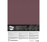 Pastelmat contrecollé 5 feuilles 24x32cm - Lie de vin