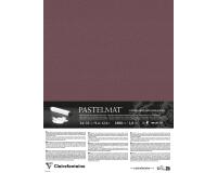 Pastelmat contrecollé 5 feuilles 24x32cm - Lie de vin