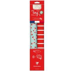 Set kerstcadeaupapier 'Tiny Rolls'