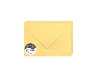PAPIERS MARBRÉS, Paquet de 20 enveloppes Pollen 162x229mm 120g/m2 - Chamois marbré