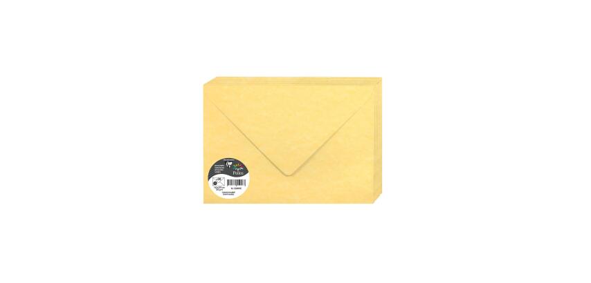 PAPIERS MARBRÉS, Paquet de 20 enveloppes Pollen 162x229mm 120g/m2 - Chamois marbré