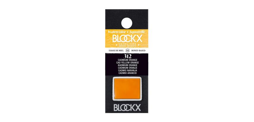 Aquarellfarbe, Kadmiumorange - 1/2 Näpfchen 1,5ml - Kadmiumorange