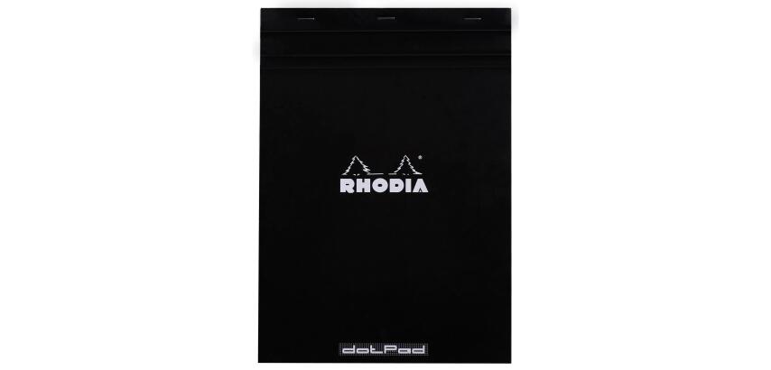 Bloc agrafé dotPad N°18 A4 80 feuilles DOT 80 g. - Noir