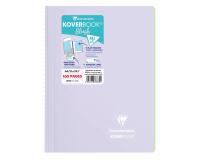 Cahier reliure intégrale enveloppante Koverbook A4 160 pages ligné + marge couverture polypropylène transparent