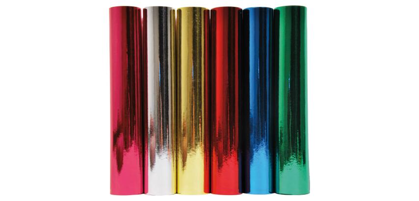 Metallic papier 1 zijde 50 rol 2x0,70m