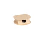 Braunes Pappmaché, kleine Vase Arche waterproof 16x5x16 cm - Kraft