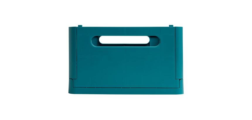Exacompta, The Smart Case, klappbare Maxi-Box A4+, Skandi - Pazifikblau
