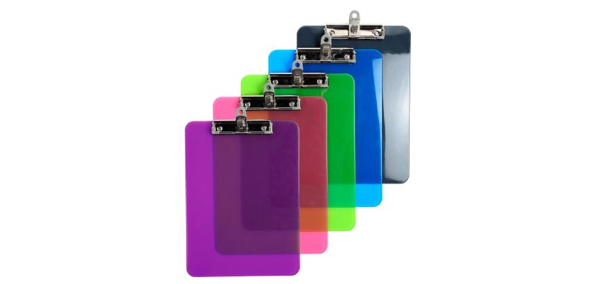 IDERAMA® klemplaat - Formaat 22,5x31,5 cm voor A4 - Geassorteerd