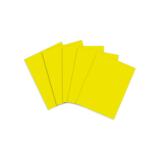 PAPIER AFFICHE FLUO, Paquet de 25 feuilles 90g/m² au format 60x80cm - Jaune citron