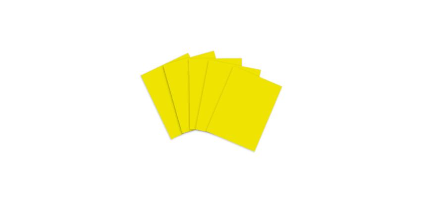 PAPIER AFFICHE FLUO, Paquet de 25 feuilles 90g/m² au format 60x80cm
