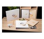 Photo album book 60 white pages Ring flower