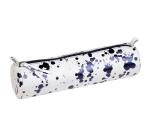 COSMICUIR Smooth Leather Pencil case Ø5,5x22 cm Dark blue