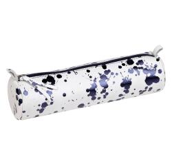 COSMICUIR GLAD LEDER Etui Ø5,5x22 cm - Donkerblauw
