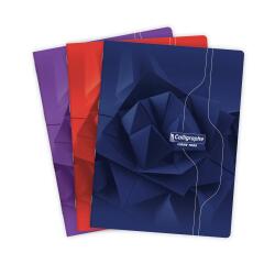 Cahier piqué 7000 24x32 cm 192 pages petits carreaux 70 g - Assortis