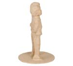 Braunes Pappmaché, Brautpaar Mann und Mann 8,5cm - Kraft