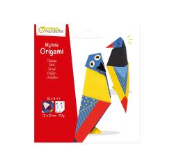 Mijn kleine Origami, Vogel, 12 x 12 cm, 20F, 70g - Veelkleurig