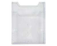 Vertical wall literature holder A4 - Crystal