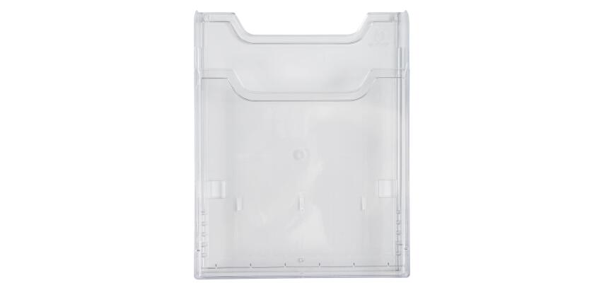 Distributeur de prospectus vertical A4 - Cristal