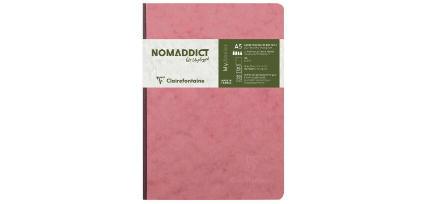 Carnet brochure Age Bag A5 192 pages uni - Rose antique