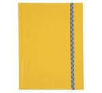 Iderama Notebook 220x170, 192 lined pages - yellow