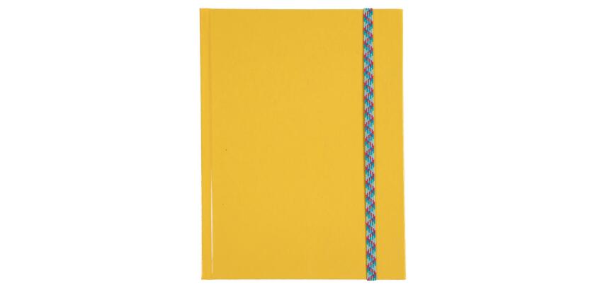 Iderama Notebook 220x170, 192 lined pages - yellow
