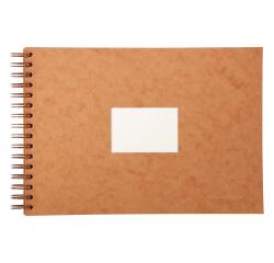 Carnet de Voyage aquarelle spiralé 20F A4 300g - Havane