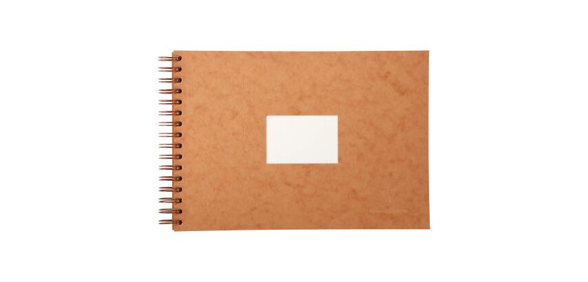 Travel Bk Aqua spir.20bl 300g A4 havana - Havanna