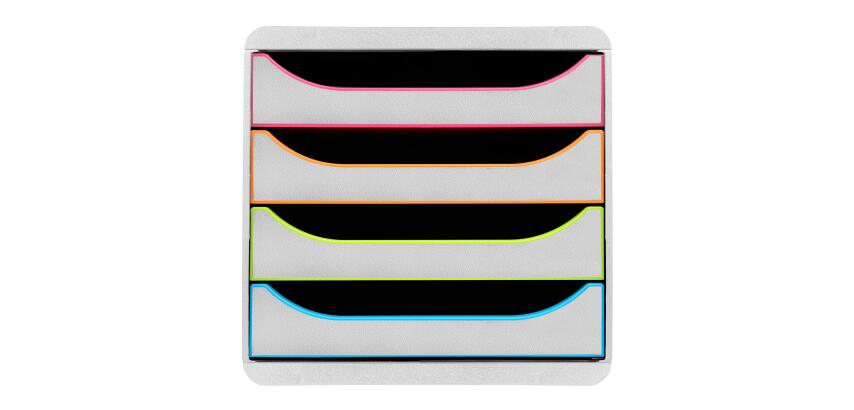 Module de classement Big Box 4 tiroirs Black Office